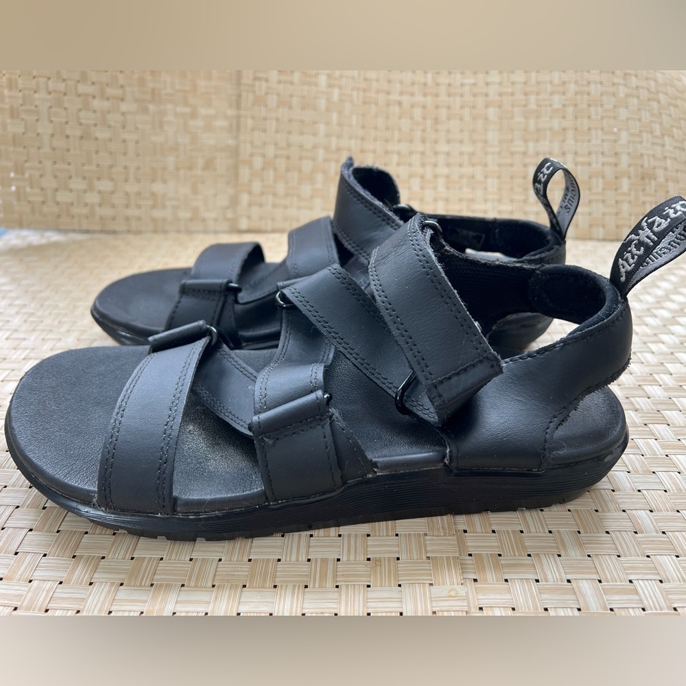 Women’s size 7/EU 38 Dr. Martens black leather sandals